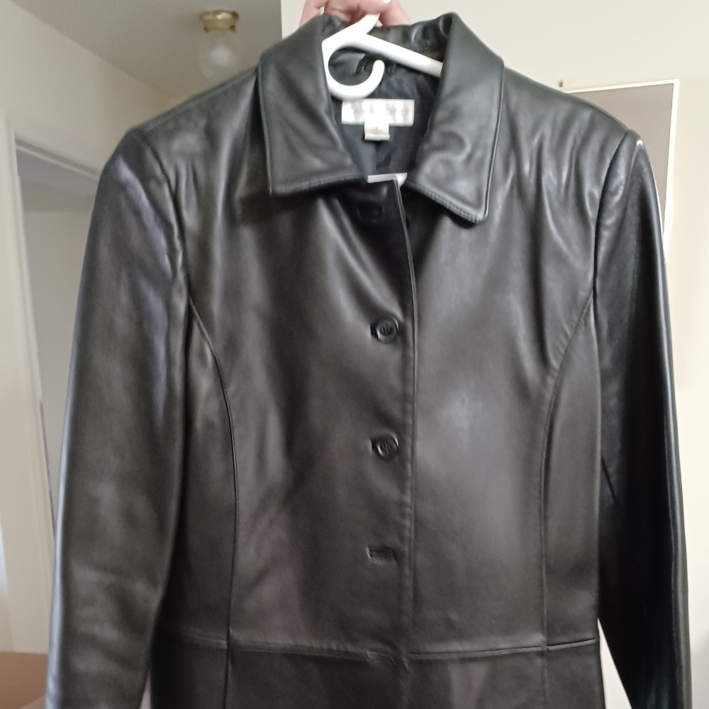 Women's Black Leather Jacket